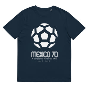 Mexico 1970 World Cup TShirt Unisex organic cotton